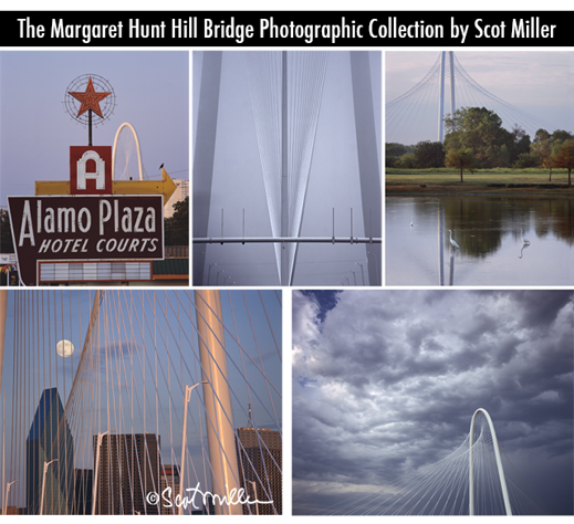 The Margaret Hunt Hill Briddge Photogaphic Collection by Scot Miller, at Sun to Moon Gallery, Dallas, TX